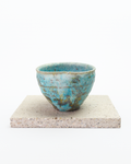 Turquoise Heart-shaped Beaker A
